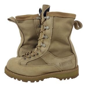 ADDISON Boots Mens Size 7.5 Beige Military Combat Infantry GORE-TEX Outdoor